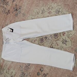 Malibu Beach Club Men's White Textured Linen Look Pants - Size L